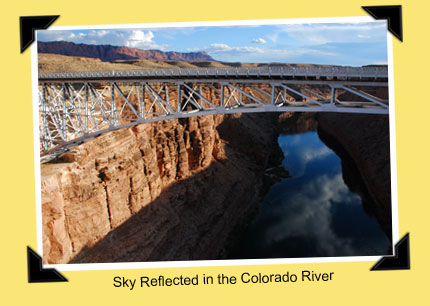 Reflection in river