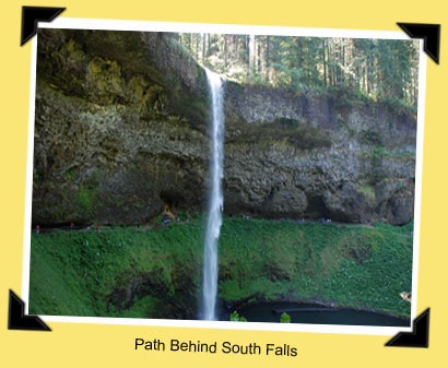path behind South Falls