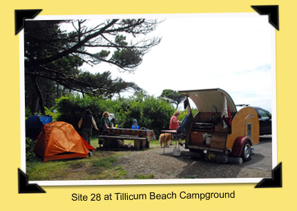 Tillicum Beach campsite