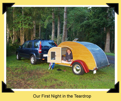 first night in the teardrop