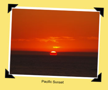 Pacific sunset